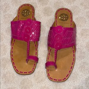 Vintage Tory Burch Patent Leather Sandals